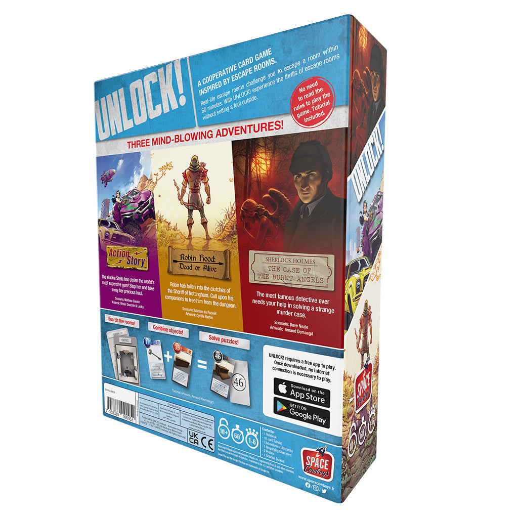 UNLOCK! Legendary Adventures Board Games Space Cowboys