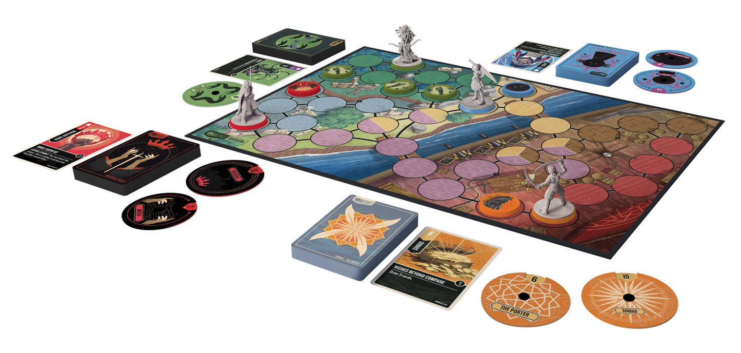 Unmatched: Battle of Legends Vol. 1 - King Arthur, Alice, Medusa, Sinbad Board Games RESTORATION GAMES 