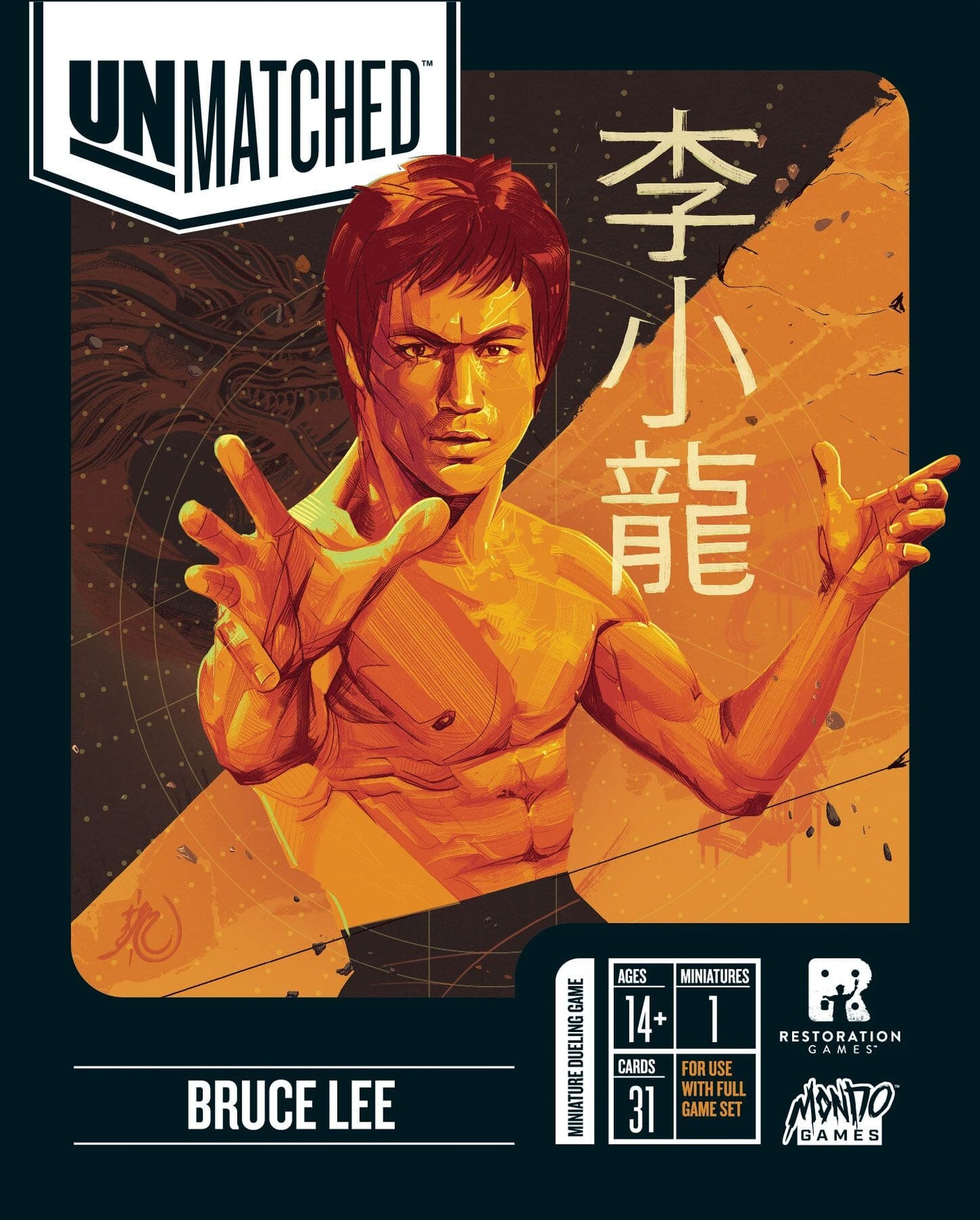 Unmatched: Bruce Lee Hero Pack Board Games RESTORATION GAMES 
