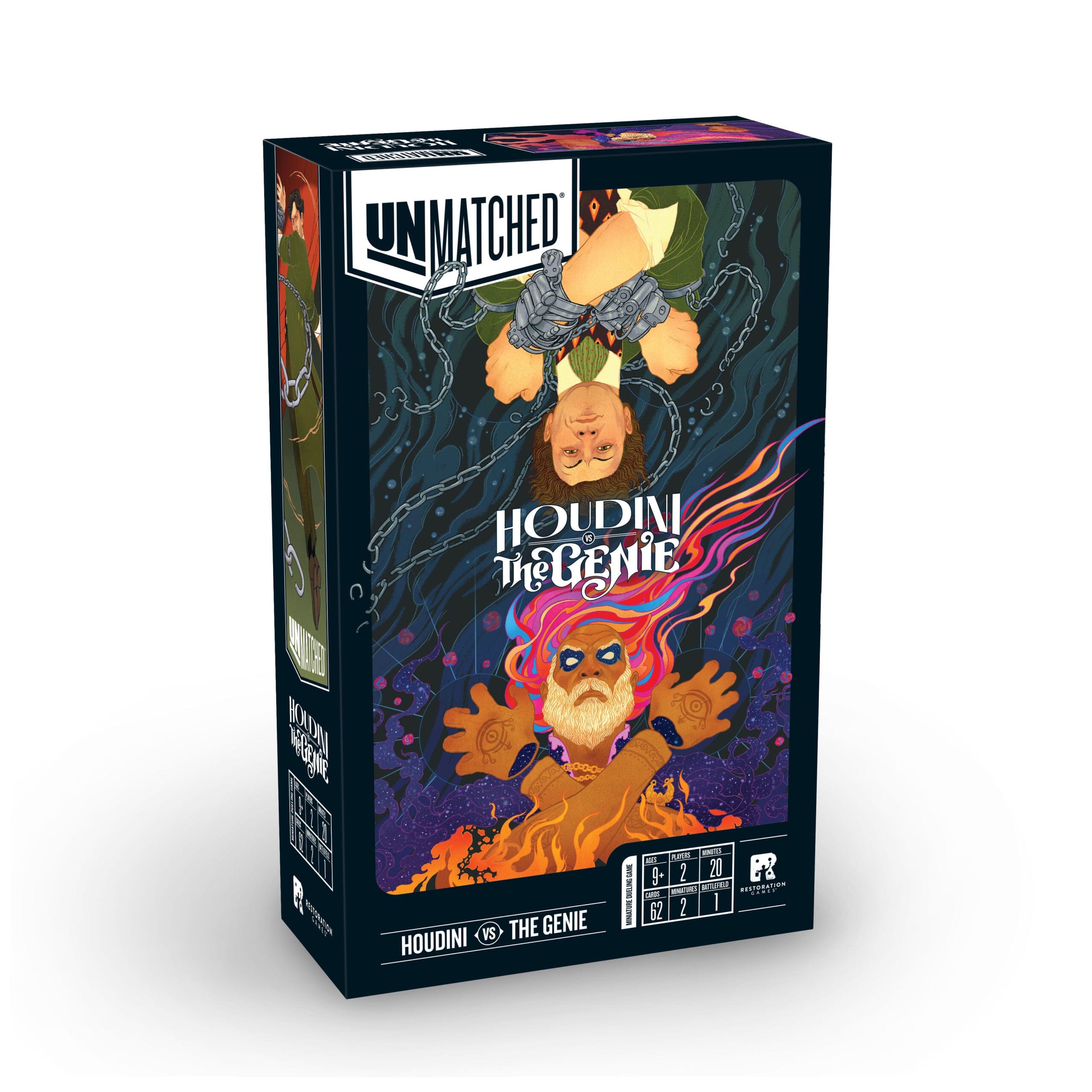 Unmatched: Houdini vs. The Genie Board Games RESTORATION GAMES