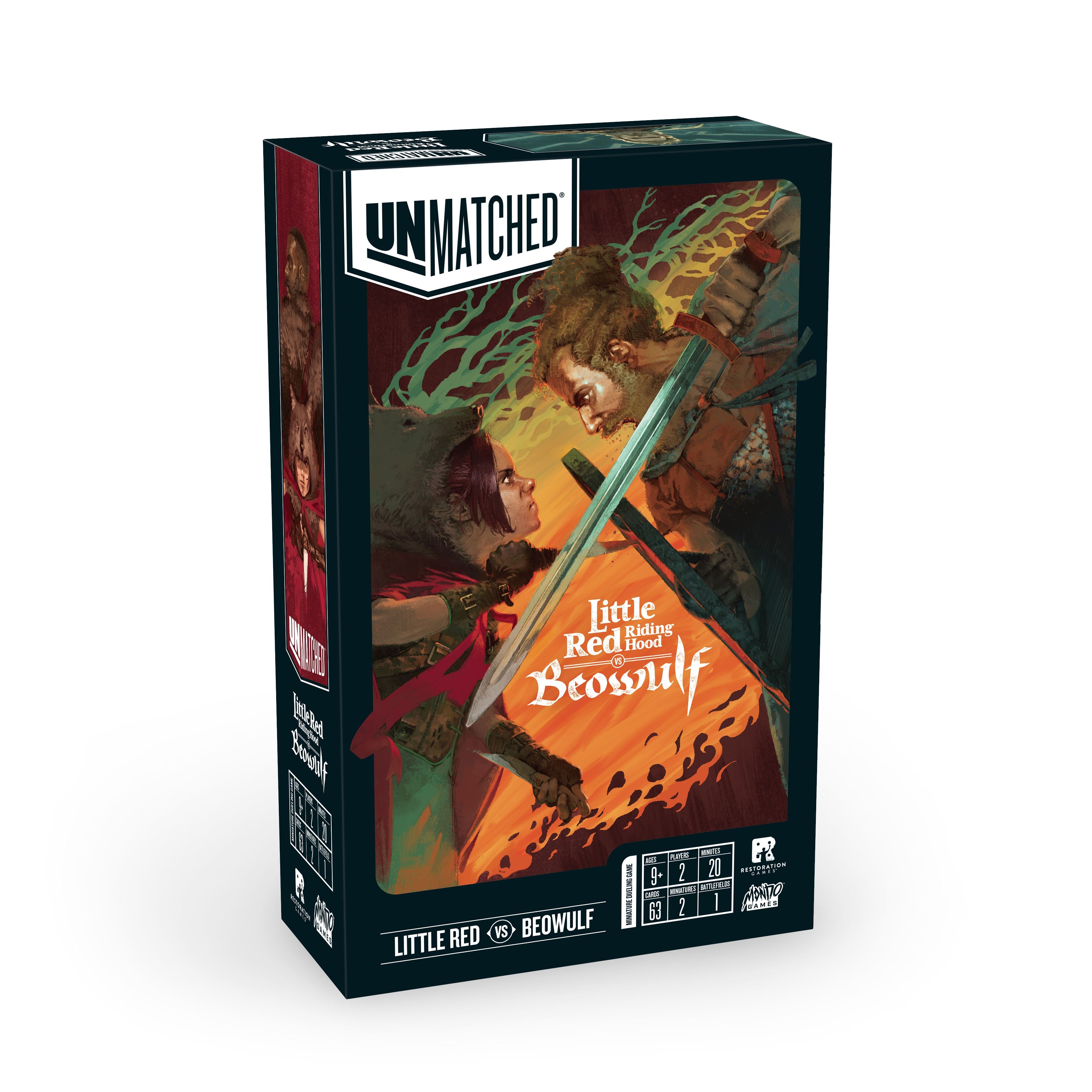 Unmatched: Little Red Riding Hood vs. Beowulf Board Games RESTORATION GAMES
