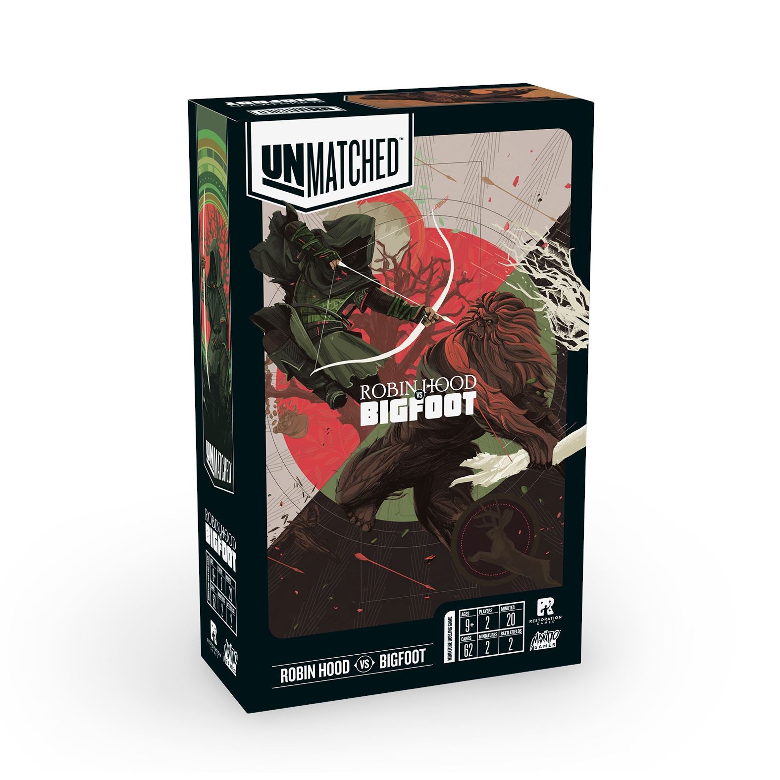 Unmatched: Robin Hood vs Bigfoot Board Games RESTORATION GAMES