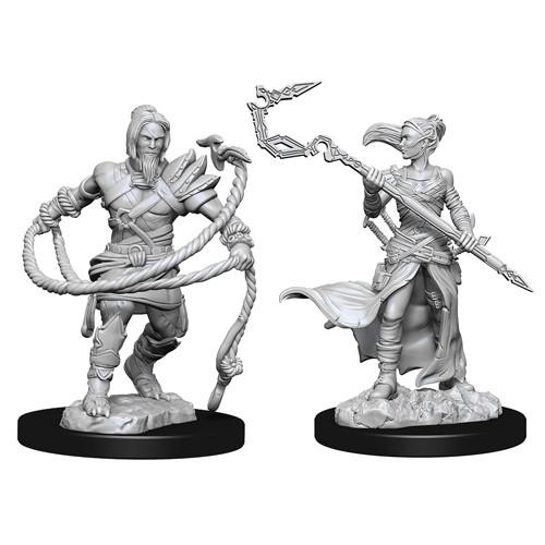 Unpainted Magic Miniatures: Stoneforge Mystic & Kor Hookmaster General Wizkids