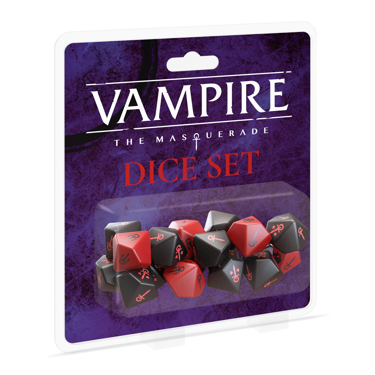 Vampire: The Masquerade 5e Dice Set Dice White Wolf