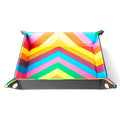 Velvet Dice Tray With Leather Backing Supplies MDG Rainbow