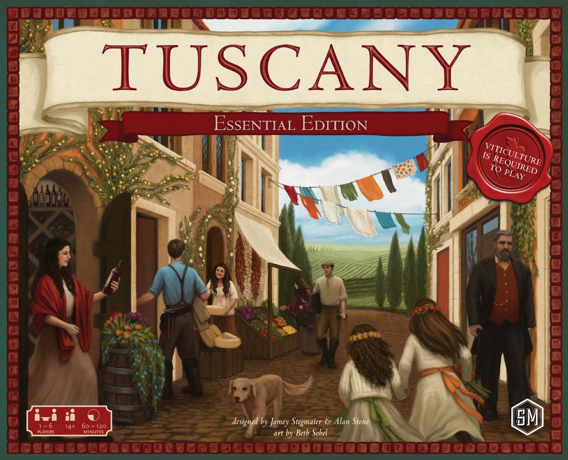 Viticulture: Tuscany Essential Edition Board Games Stonemaier