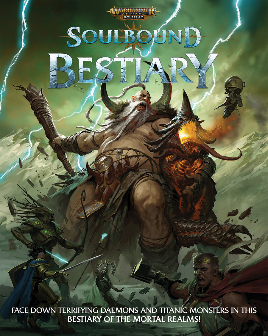 Warhammer Age of Sigmar: Soulbound Bestiary RPG Cubicle Seven