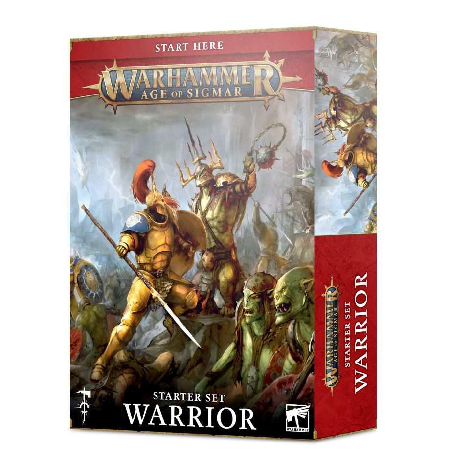 Warhammer Age of Sigmar Warrior Starter Set Miniatures Games Workshop