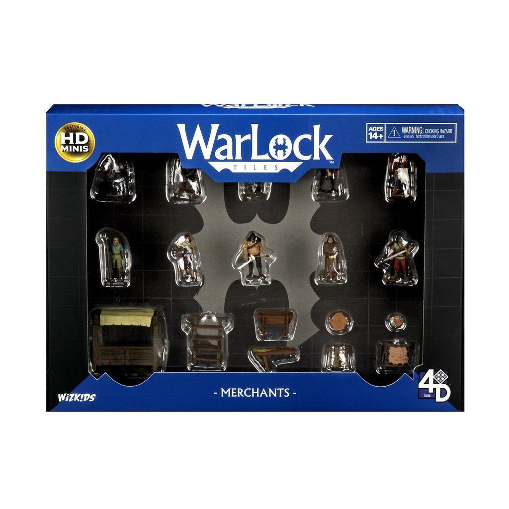 Warlock Tiles: Accessory - Merchants Miniatures Wizkids