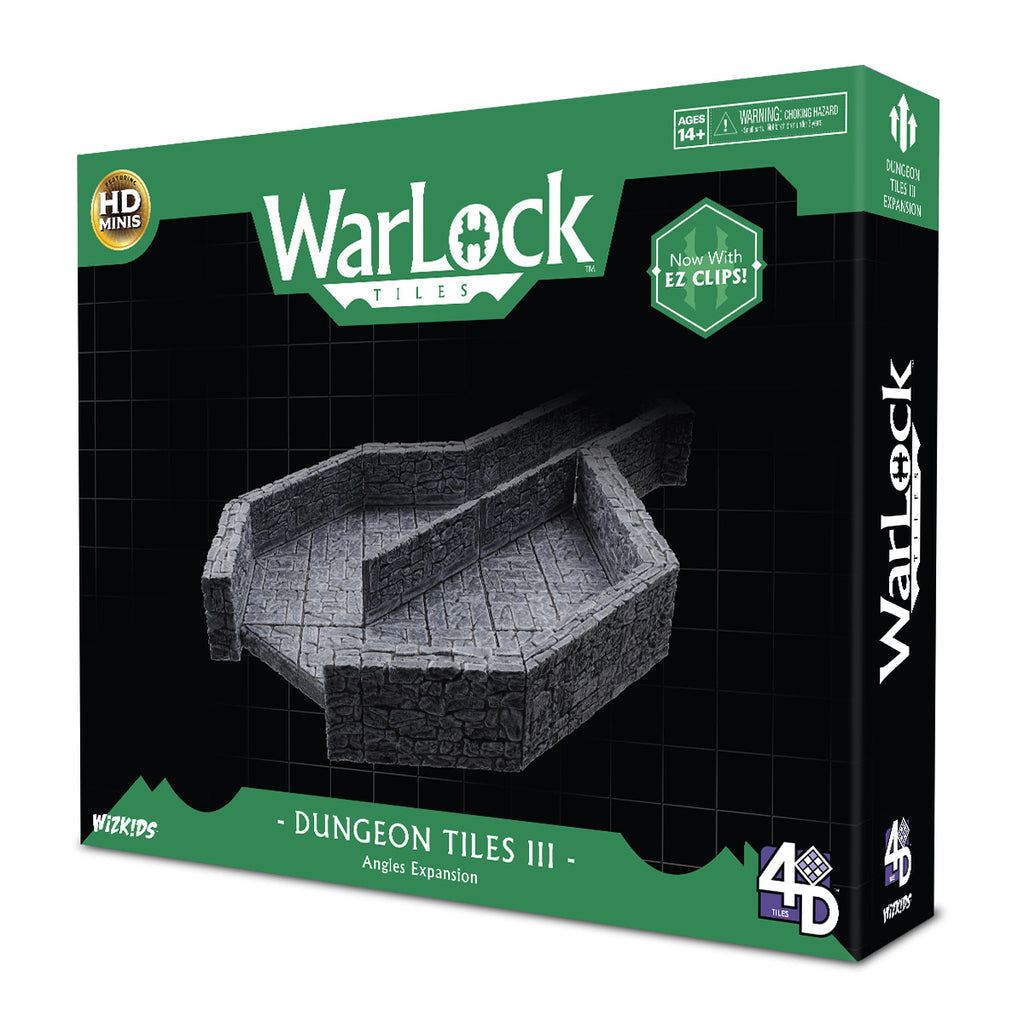 Warlock Tiles: Dungeon Tiles 3 - Angles Miniatures Wizkids