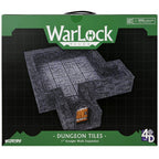 Warlock Tiles: Expansion Pack - 1" Dungeon Straight Walls Miniatures Wizkids 