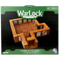 Warlock Tiles: Expansion Pack - 1" Town & Village Straight Walls Miniatures Wizkids 
