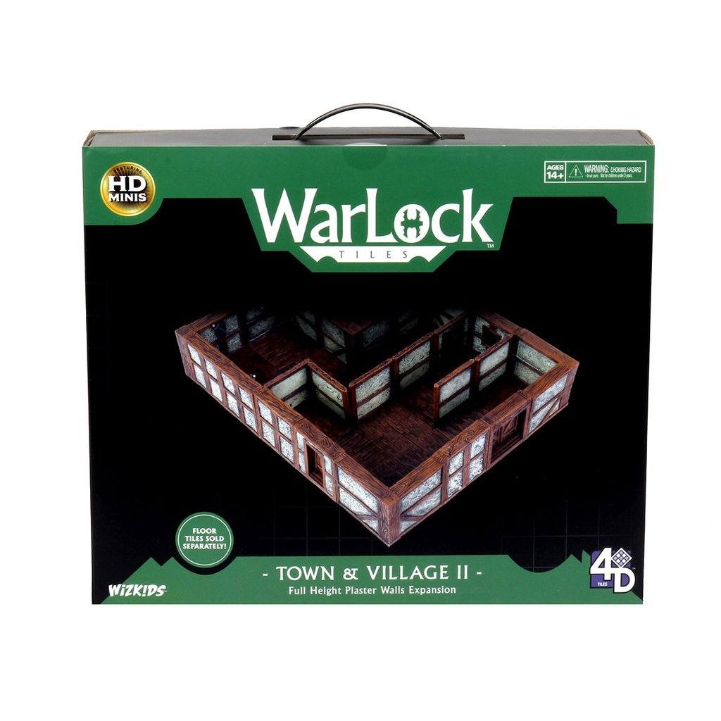Warlock Tiles: Town 2 - Plaster Walls Expansion Miniatures Wizkids 