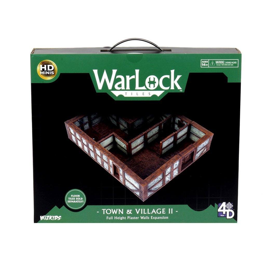 Warlock Tiles: Town 2 - Plaster Walls Expansion Miniatures Wizkids