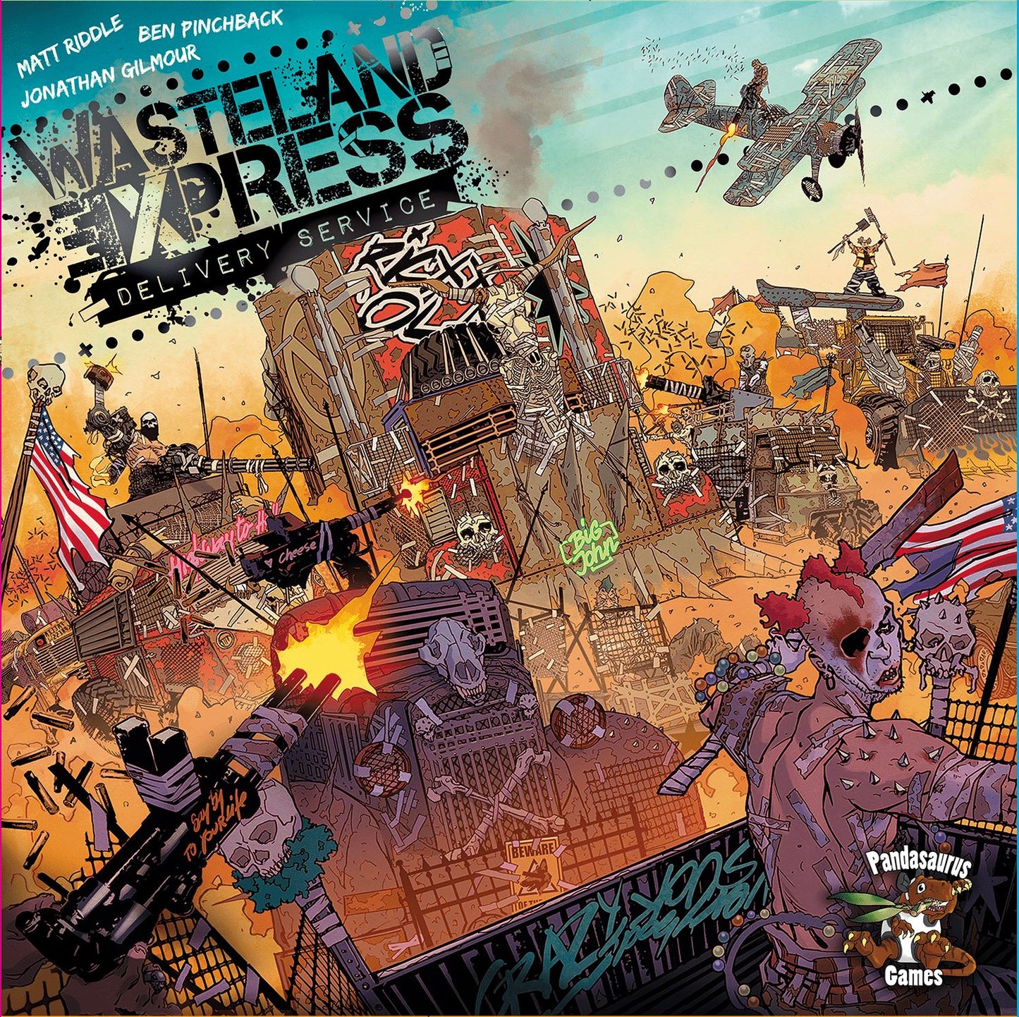 Wasteland Express Delivery Service Board Games Asmodee 