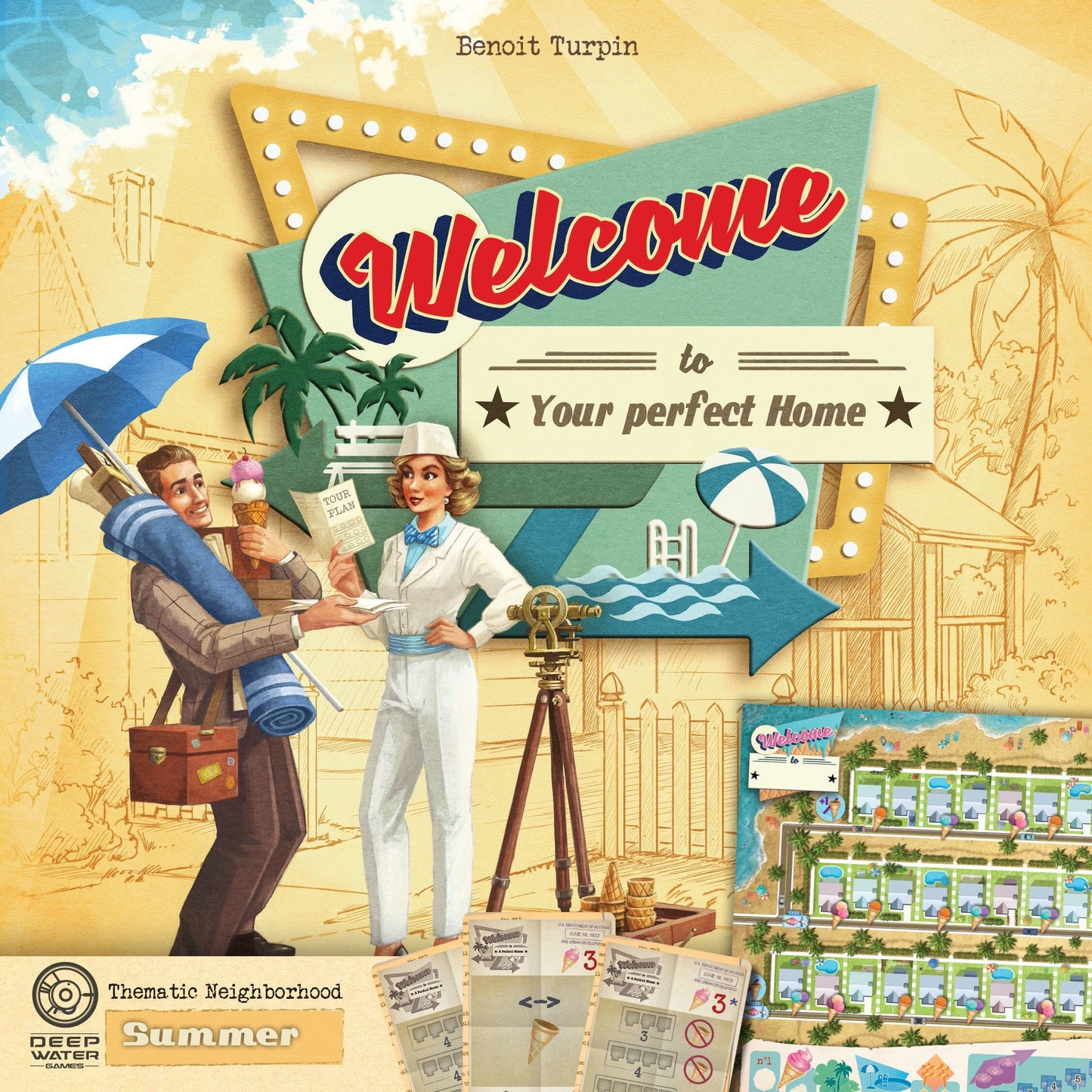 Welcome To...: Summer Thematic Neighborhood Board Games Deep Water Games 