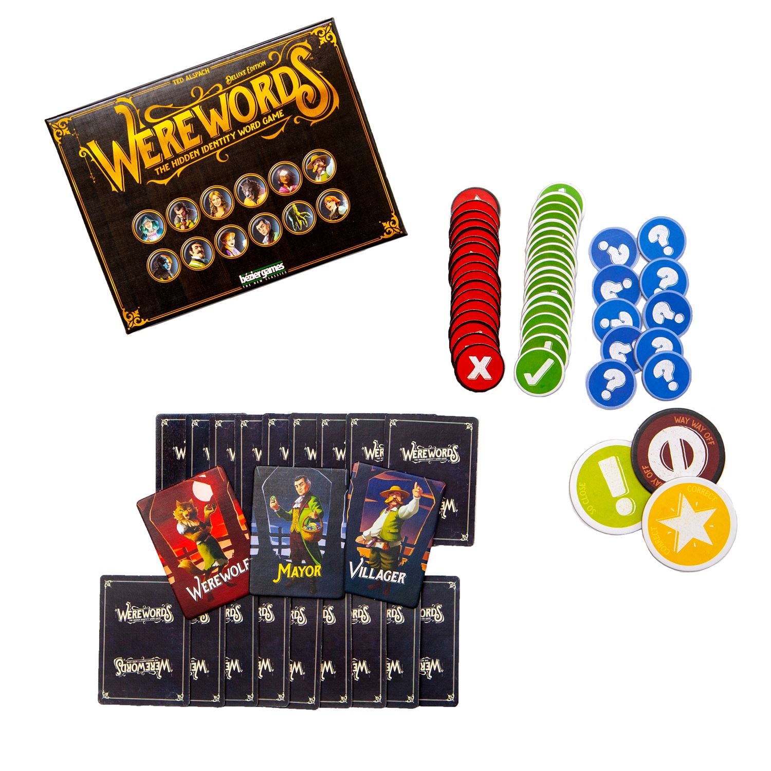 Werewords Deluxe Party Game Bezier Games 