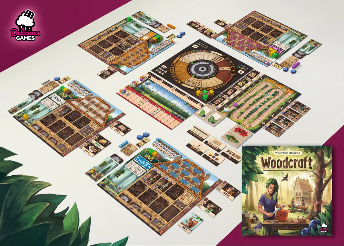 Woodcraft Board Games Delicious Games 