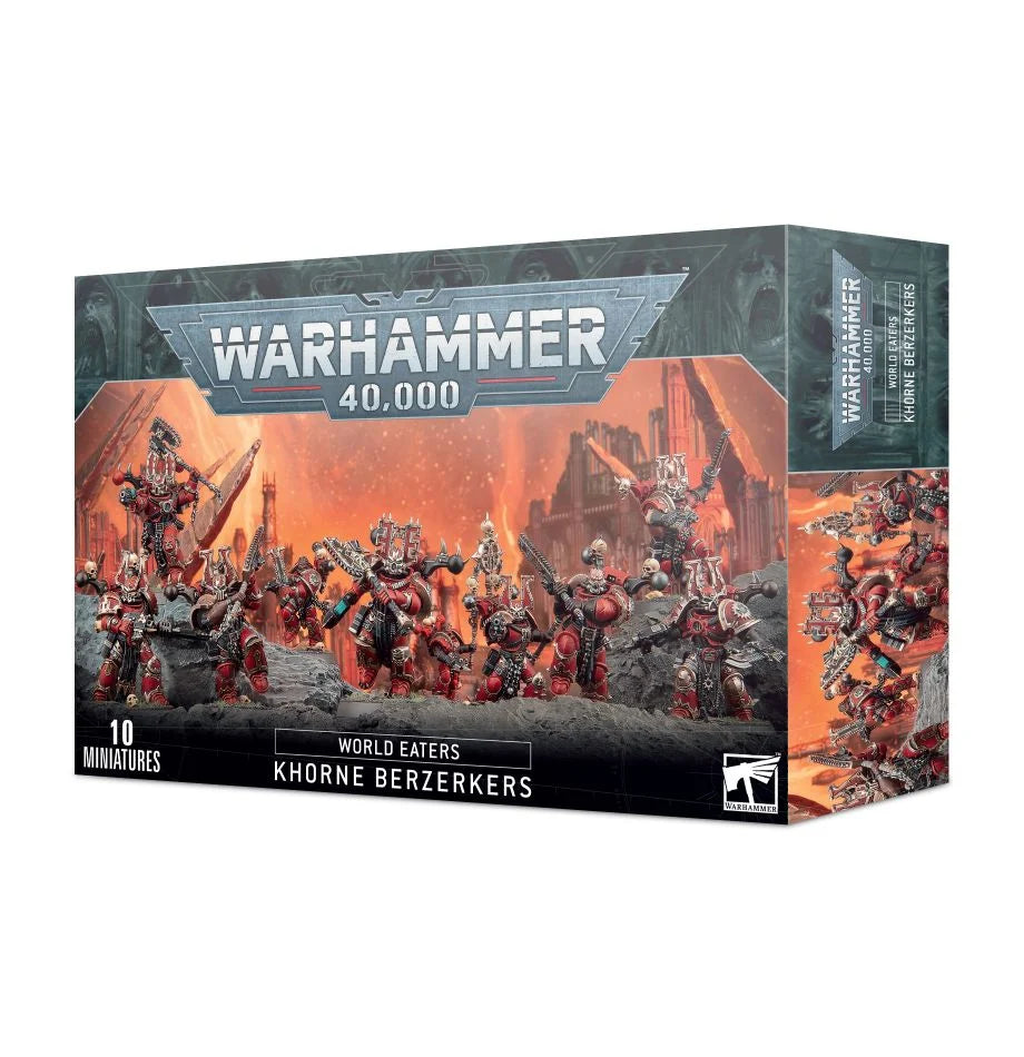 World Eaters Khorne Berzerkers Miniatures Games Workshop