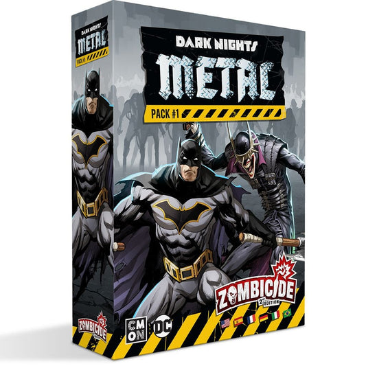 Zombicide 2nd Ediiton - 10th Year Anniversary: Dark Knights Metal Pack#1 Miniatures CMON 