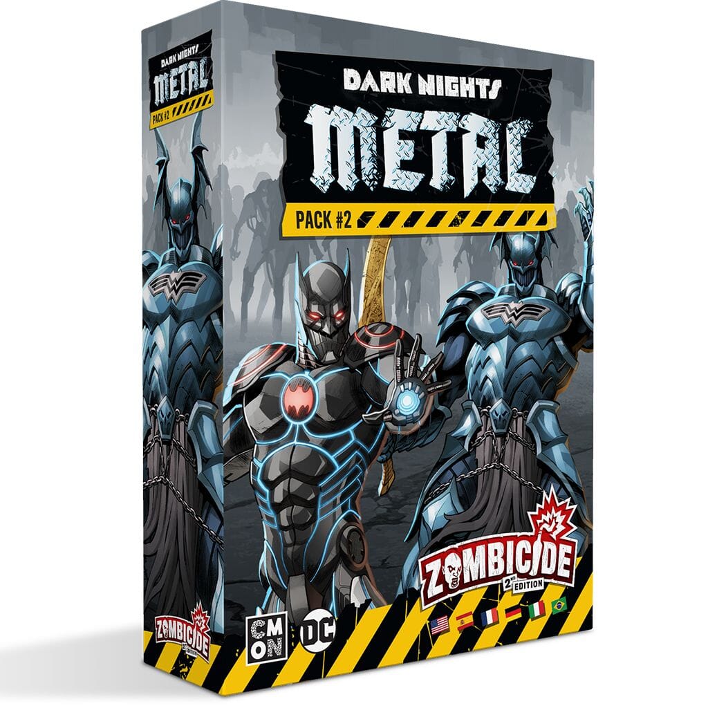 Zombicide 2nd Ediiton - 10th Year Anniversary: Dark Knights Metal Pack#2 Miniatures CMON