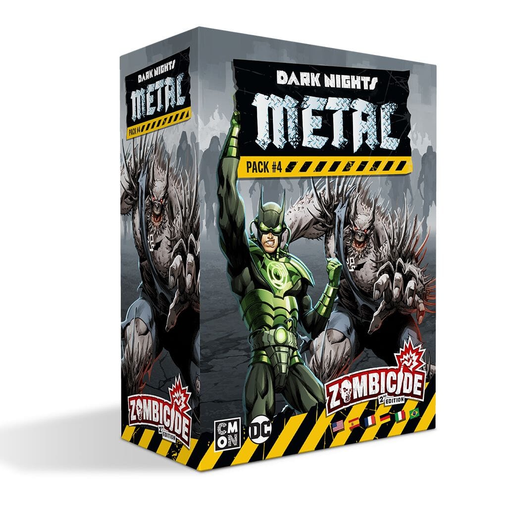 Zombicide 2nd Ediiton - 10th Year Anniversary: Dark Knights Metal Pack#4 Miniatures CMON